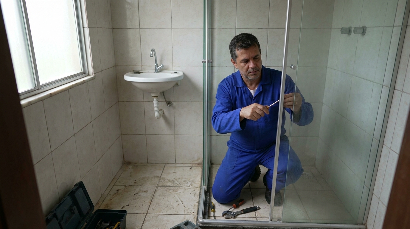 Troca de Roldanas e Trilhos em Taubaté‑SP